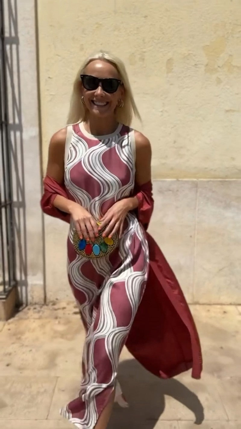 Isolda | Elegantní dlouhé šaty s odpovídajícím šálkem