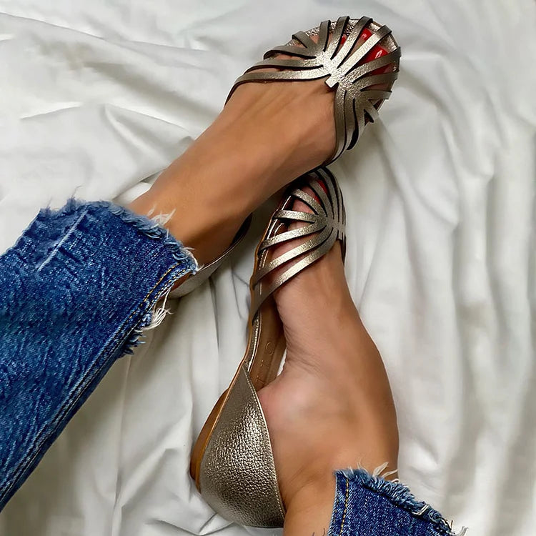 Sofia | Baleríny s otevřenou špičkou – Chic a trendy obuv