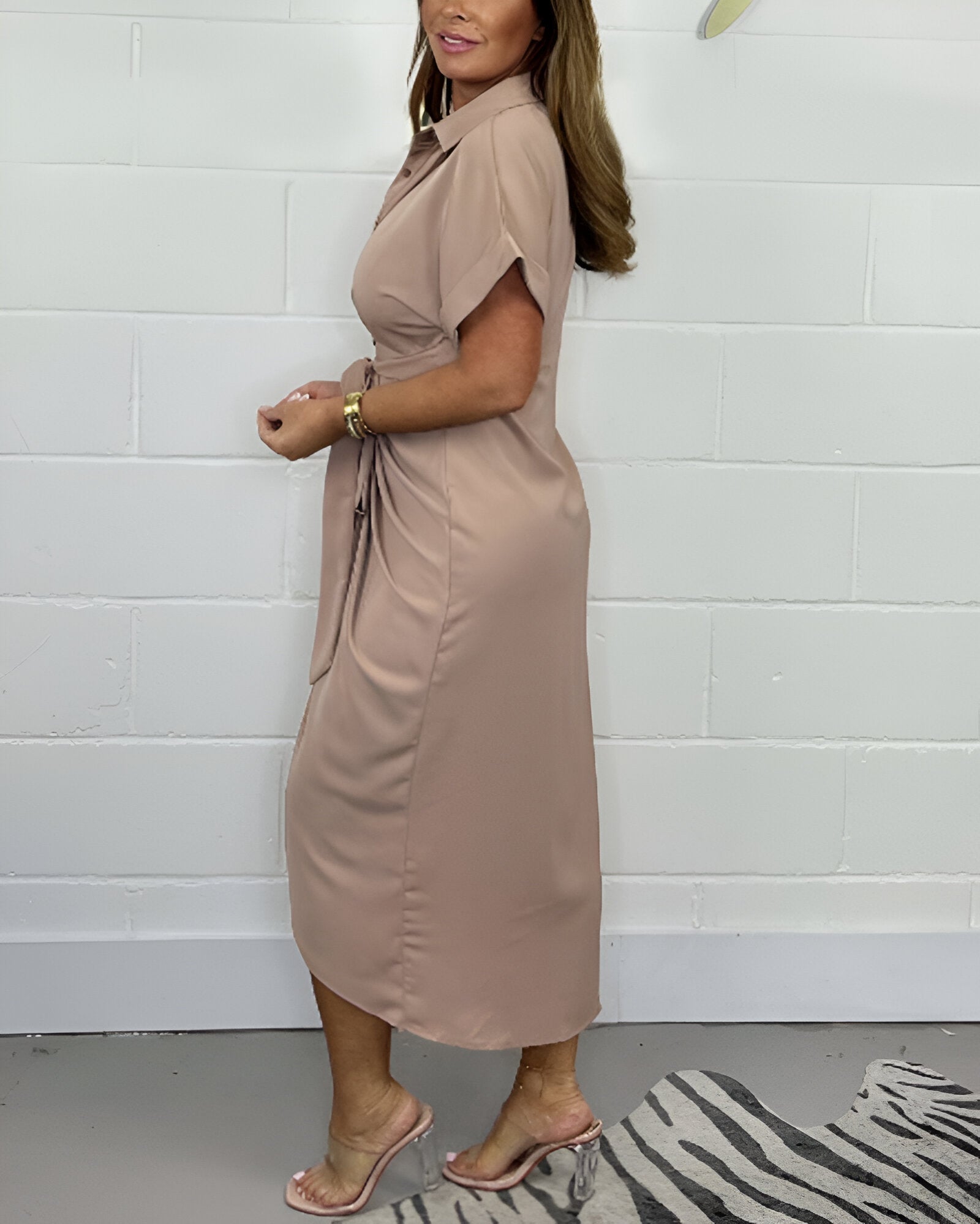 Amelie – Elegante Jurk met V-Hals