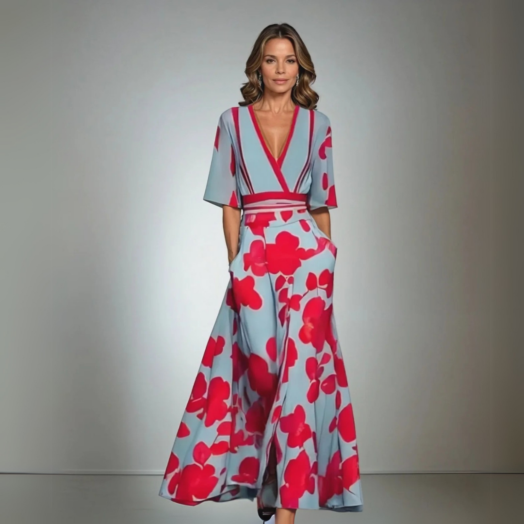 Jamie | Elegantní šaty s květinovým vzorem