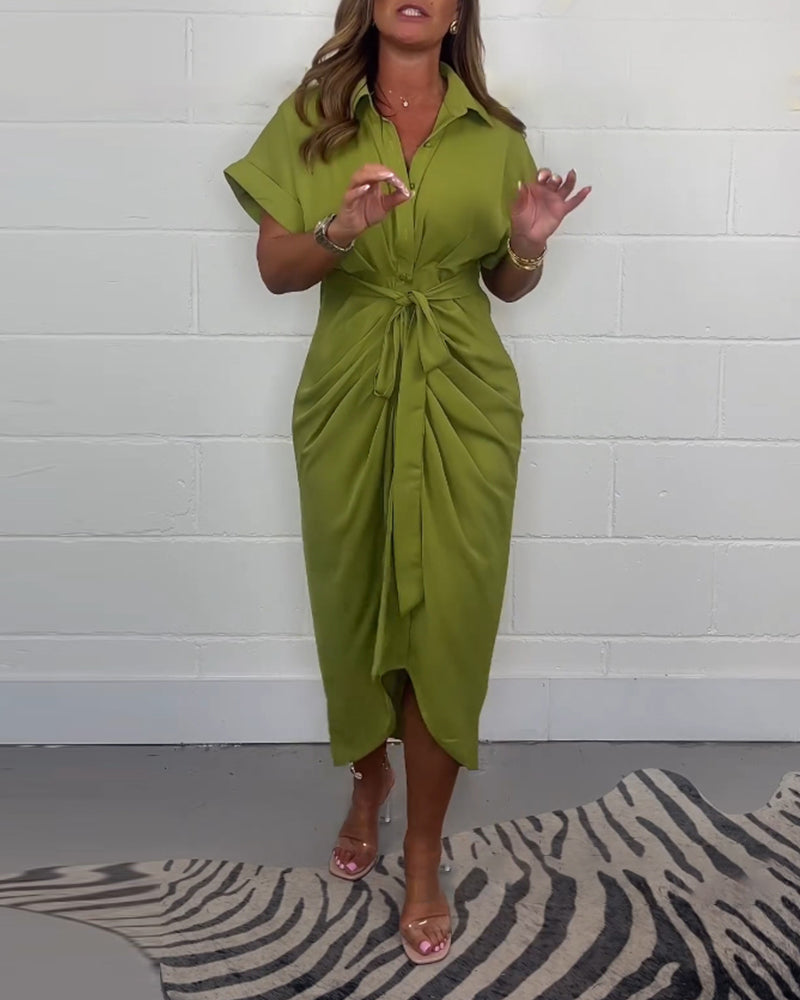 Amelie – Elegante Jurk met V-Hals