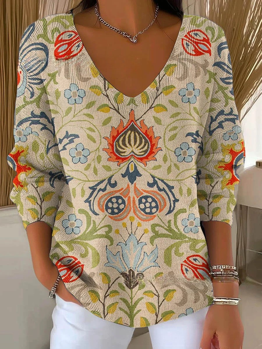 MARGAUX | Svetr s V-výstřihem