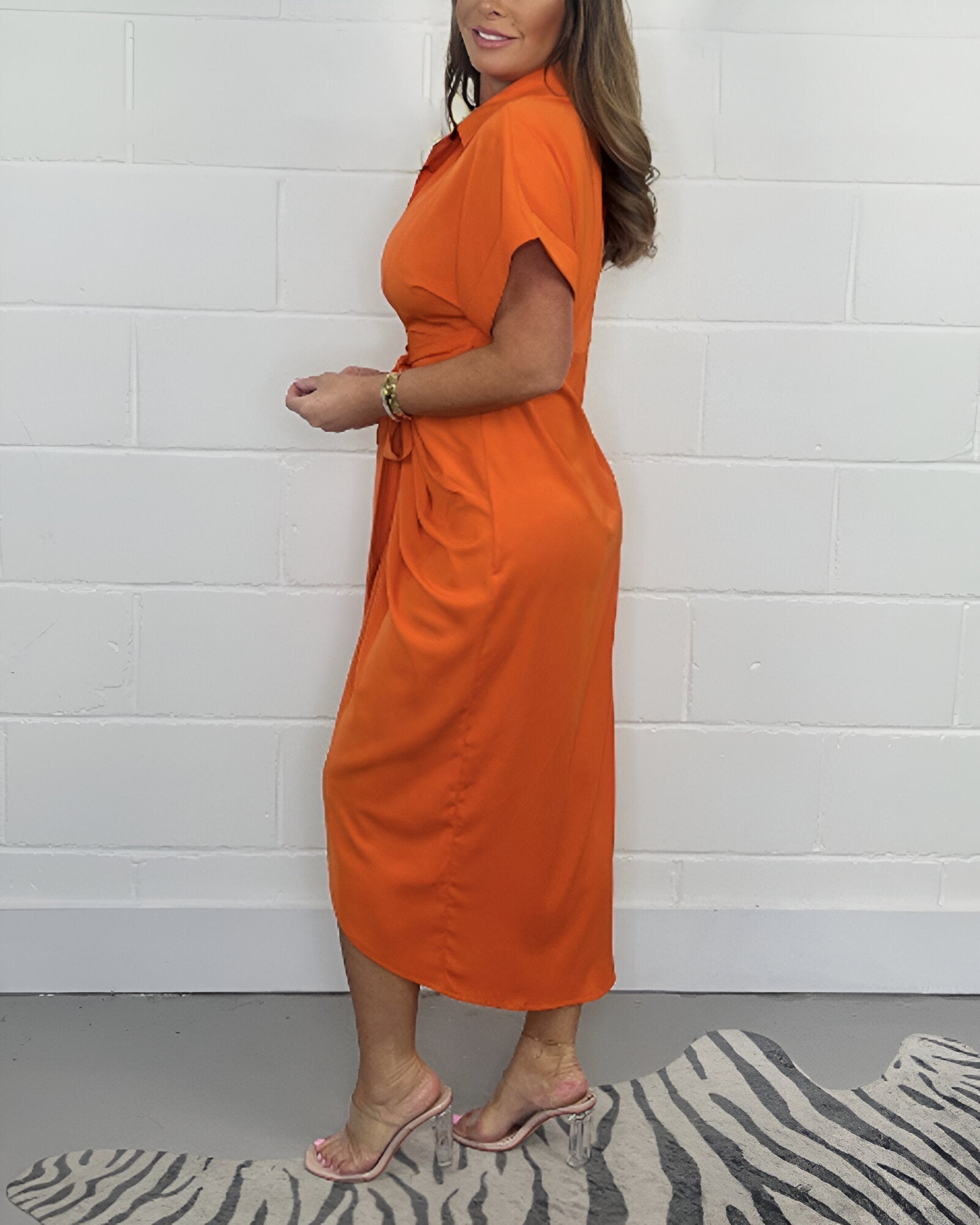 Amelie – Elegante Jurk met V-Hals