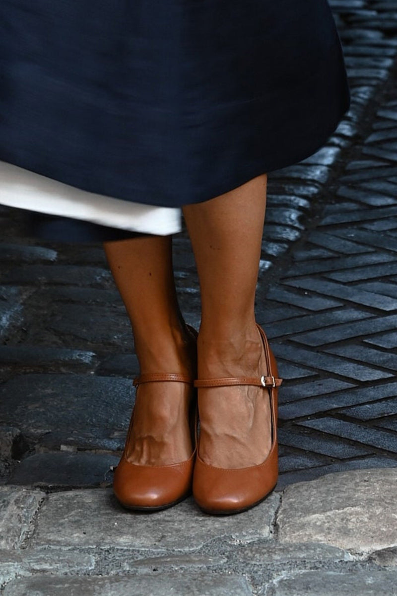 Nina | Sandály s nízkým podpatkem