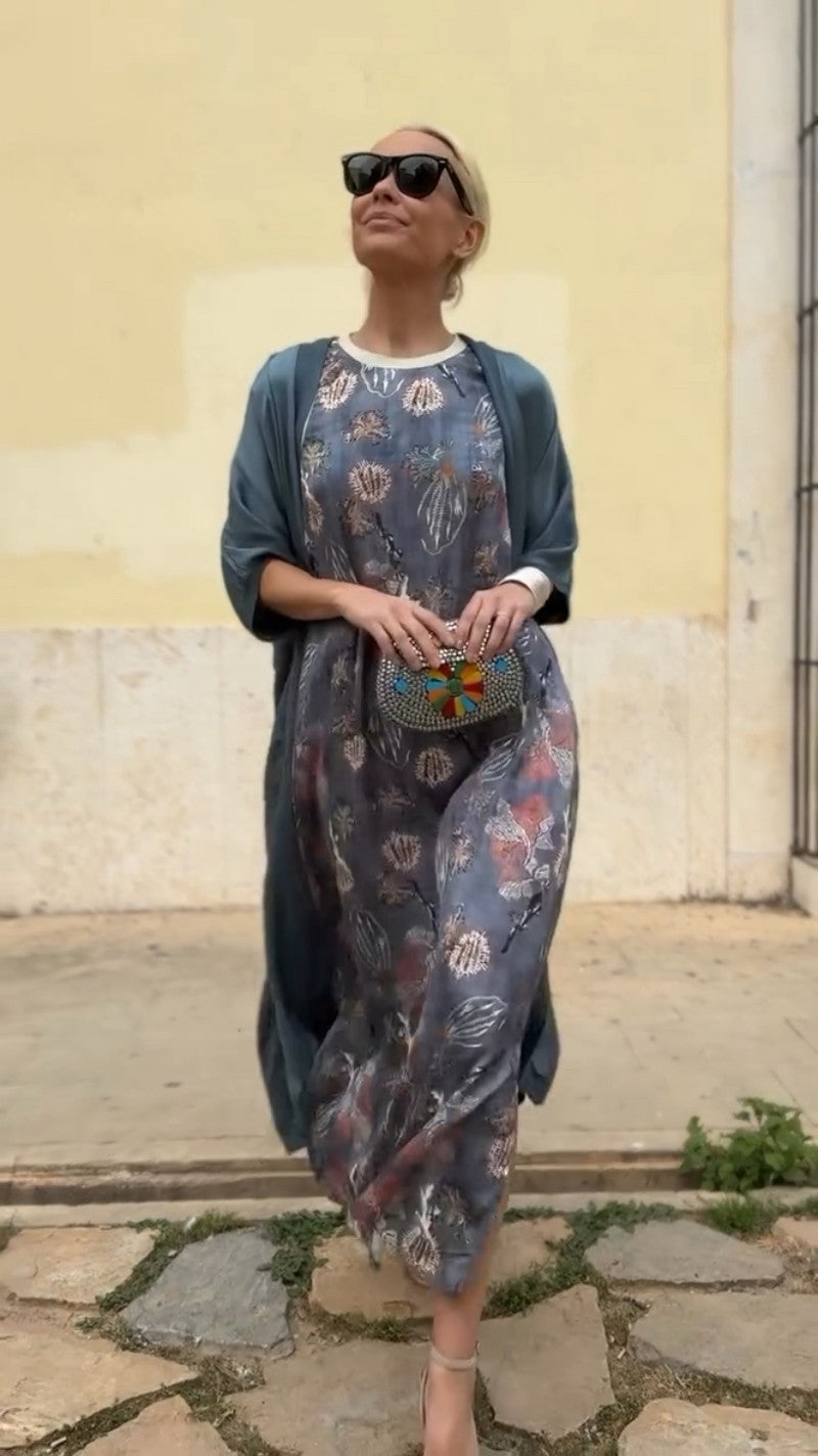 Miranda | Elegantní dlouhé šaty s odpovídajícím šálkem