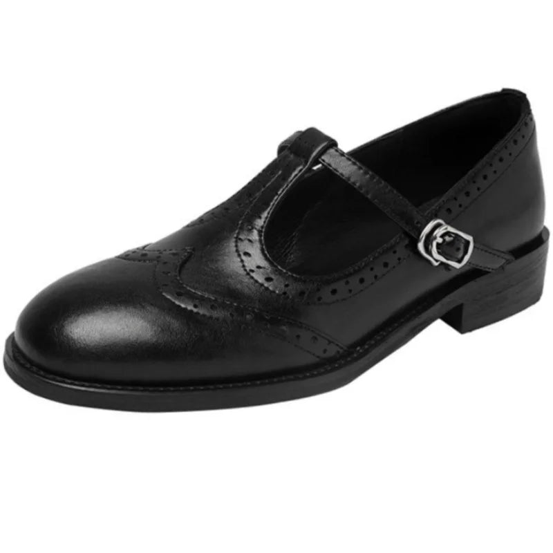 Elegantní T-páskové Mary Janes