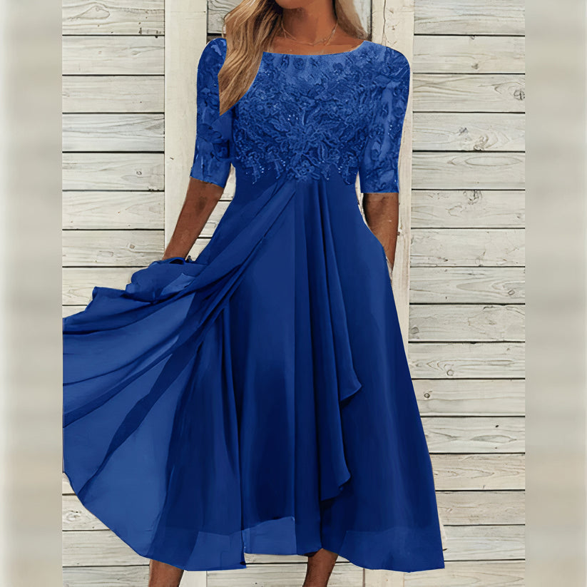 Taryn | Elegantní midi šaty z krajky