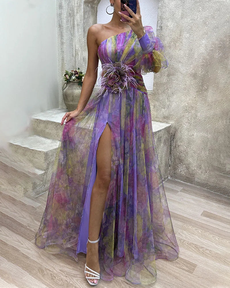Cecilia | Elegantní šaty s rozparkem