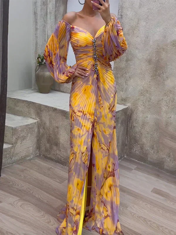 Gisselle | Elegantní šaty s výstřihem do V