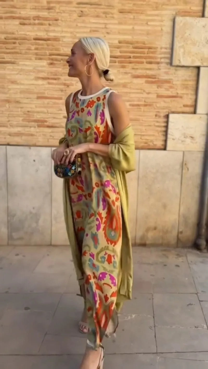 Ainhoa | Elegantní dlouhé šaty s odpovídajícím šálkem